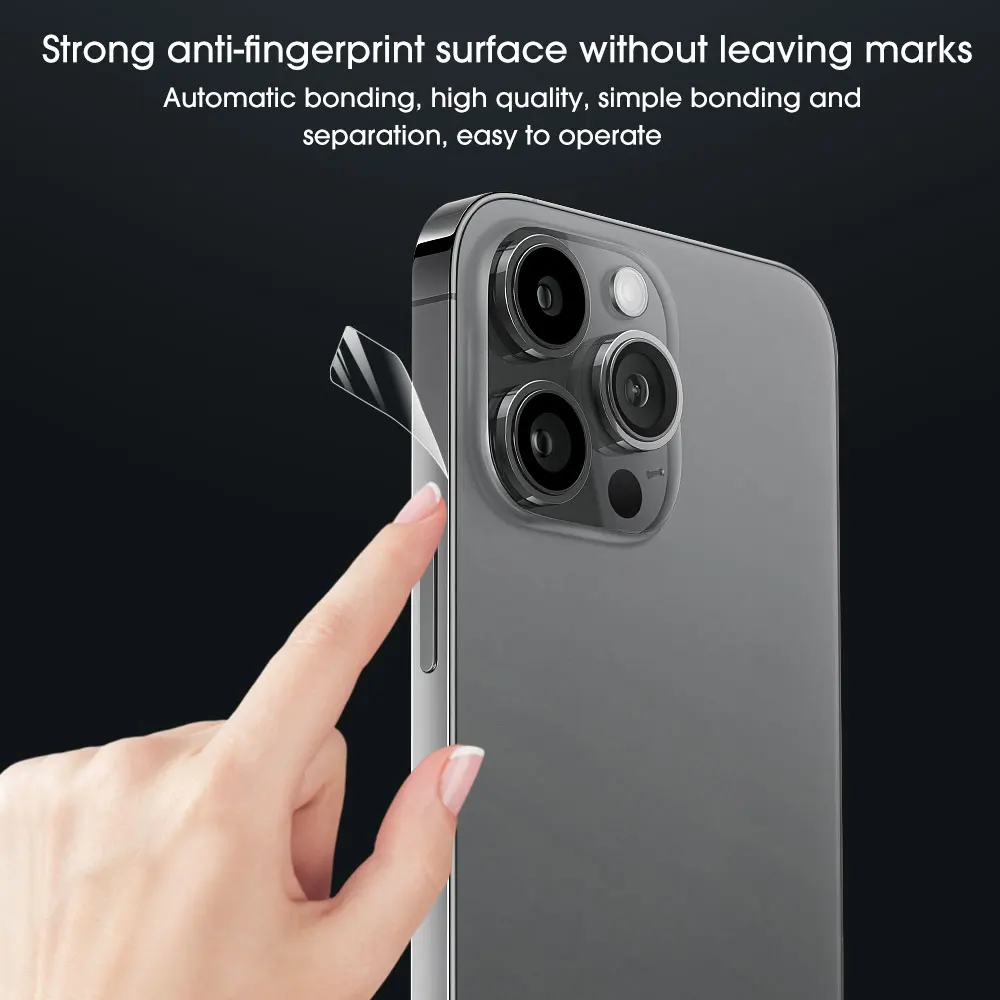 For Apple iPhone 14 Plus Pro MAX Phone Frame Clear Soft Film Stickers Anti Scratch Border Protection Side Hydrogel Films