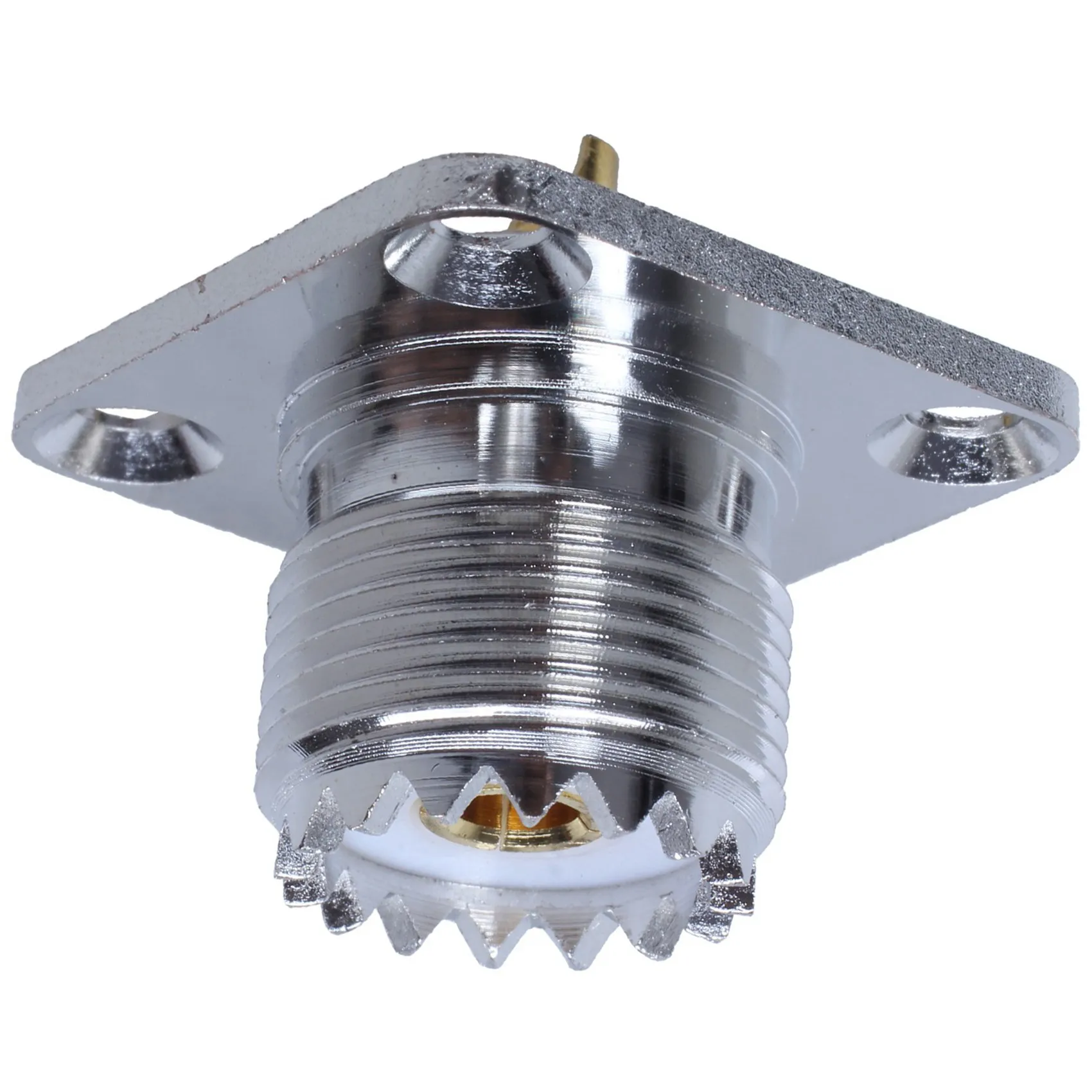 A01F-2X UHF أنثى SO239 لوحة الهيكل جبل شفة سطح جبل لحام كأس RF موصل