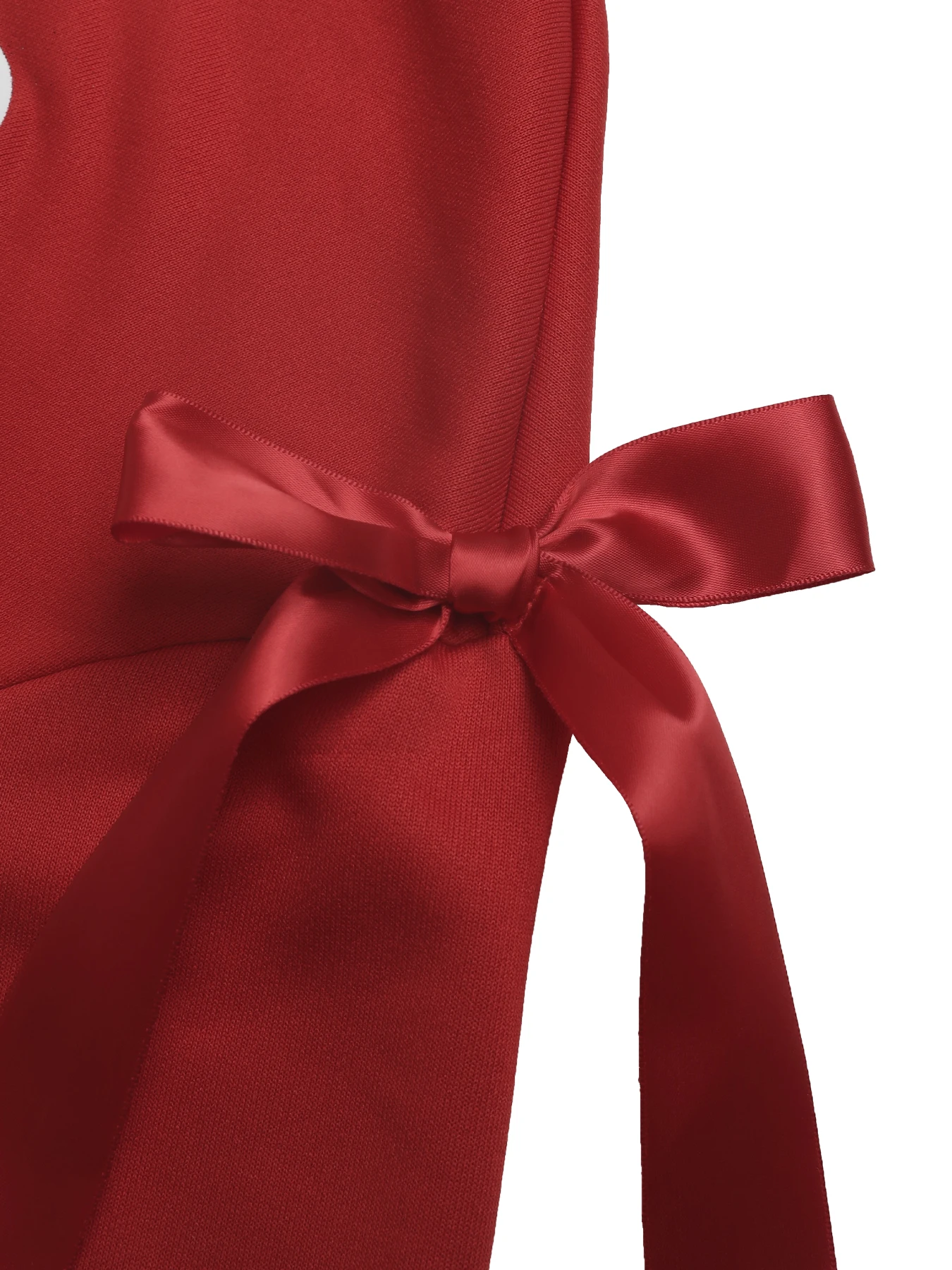 سويت شيرت نسائي مطبوع عليه قلب أحمر لعيد الميلاد كاجوال فضفاض برقبة دائرية وسحاب وتفاصيل وأكمام طويلة