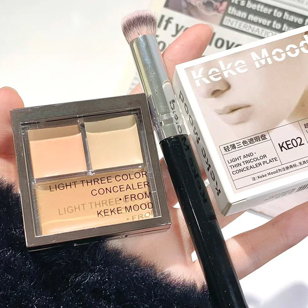 Lichtgewicht Concealer Palette Crème Waterdicht Volledige Dekking Vlekken Acne Marks Donkere Kringen Hydrateren Fleuren Foundation Primer