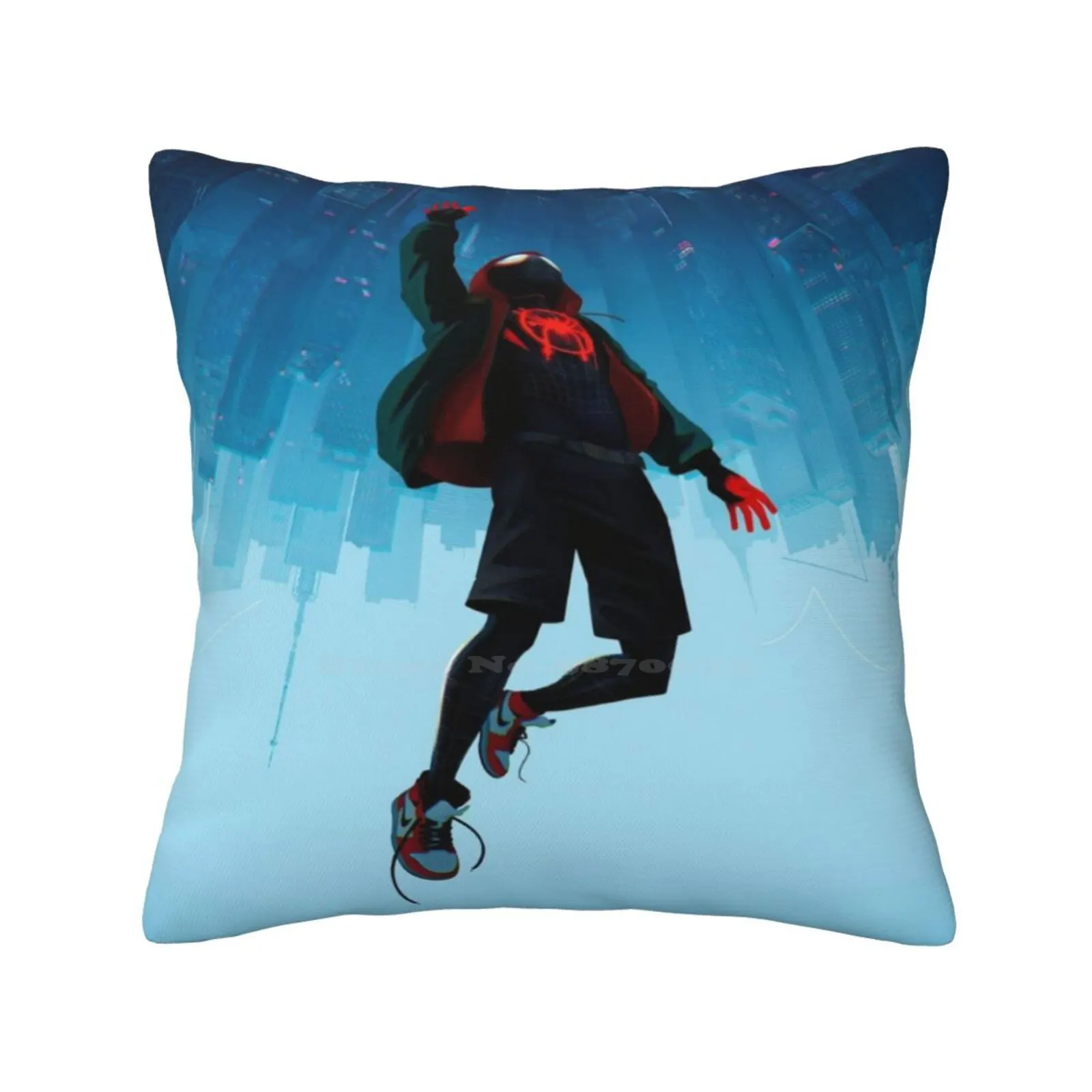 Spiderverse Home Sofa Car Waist Throw Pillowcase Elvovibes Spiderverse Miles Morales