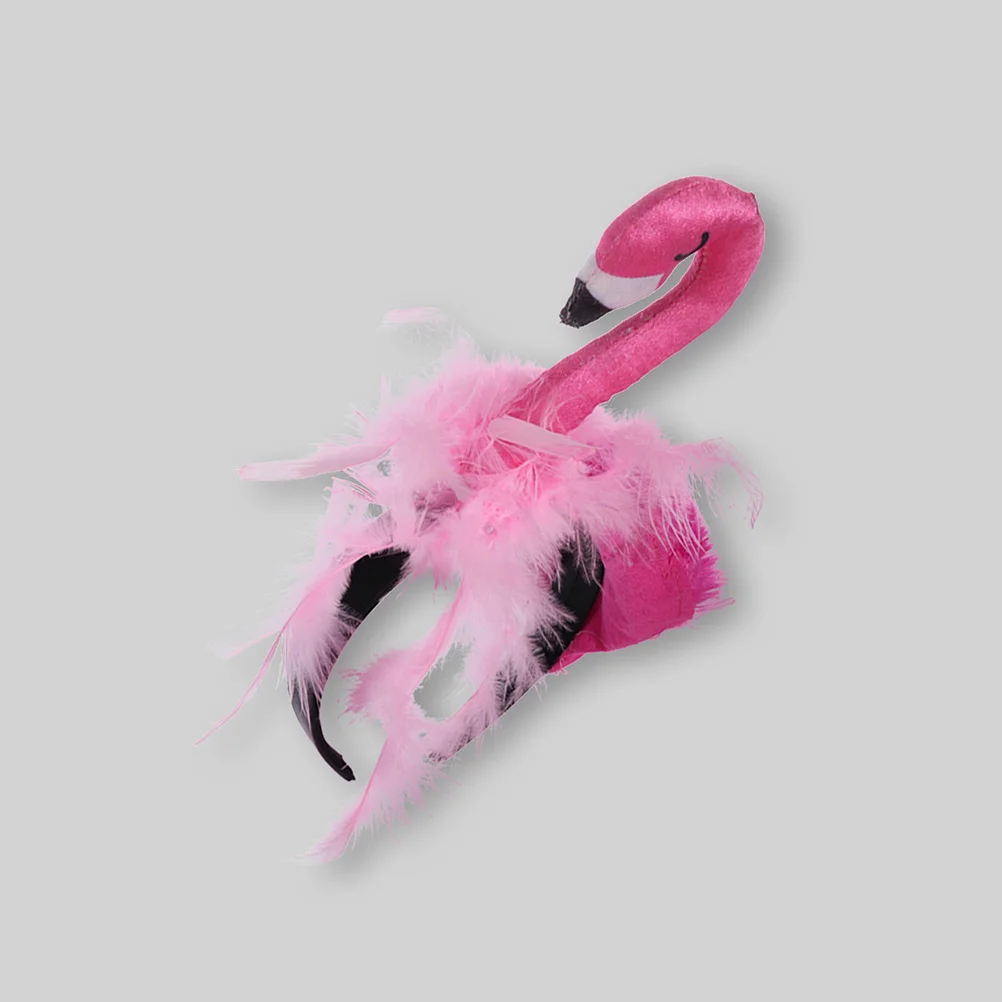 2-delige Flamingo hoofdband Unieke verjaardagsfeestje decoratie Cosplay dier schattig haar