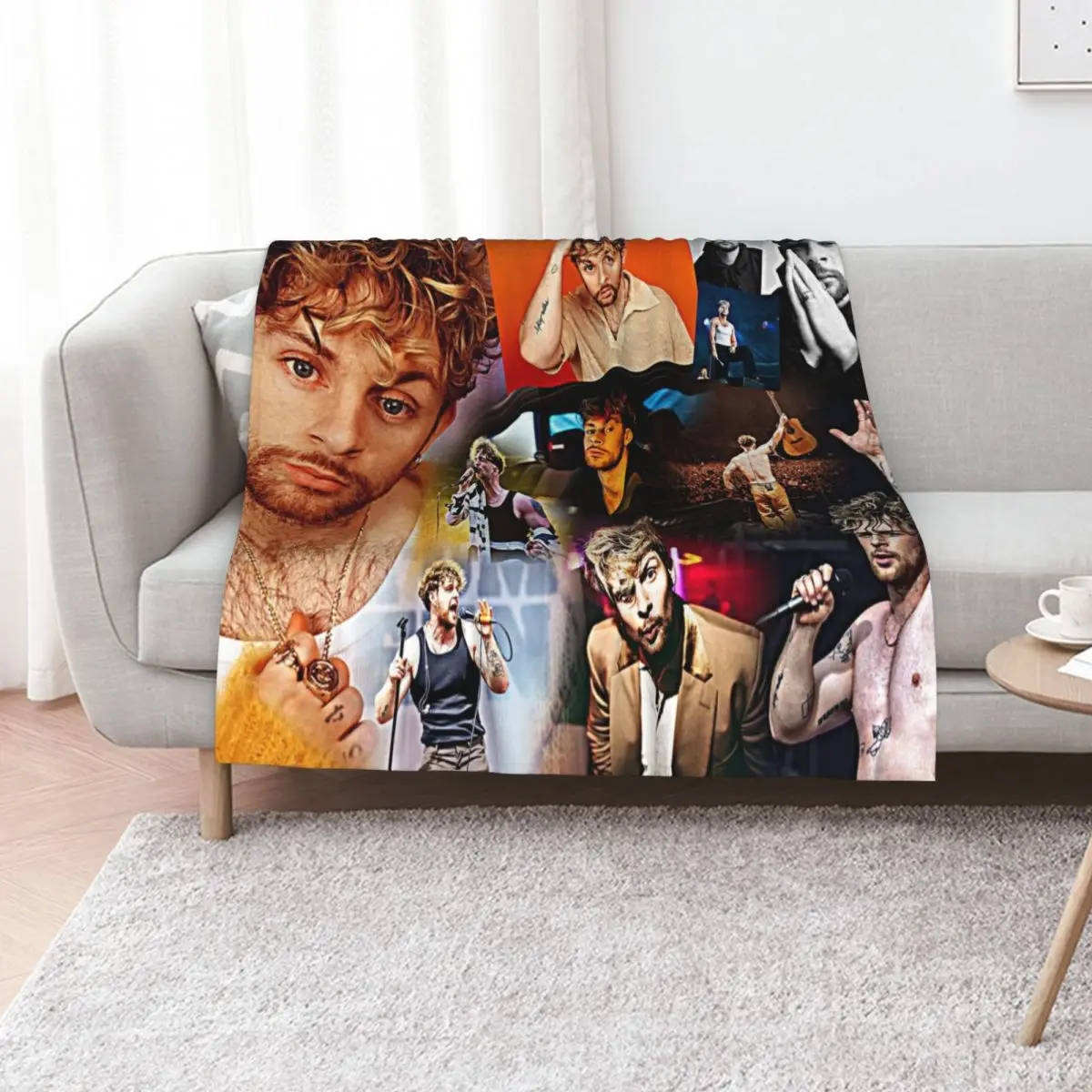 tom grennan Throw Blanket Blankets For Sofas Thermals For Travel Sofa Quilt cosplay anime Decorative Sofa Retros Blankets