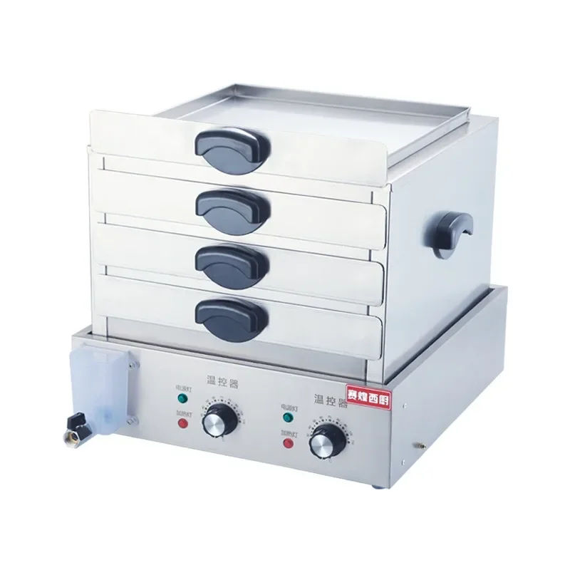 Electric Drawer Multifunction Steamer Vermicelli Roll Rice Noodle Steaming Machine Steamed Vermicelli Roll Machine