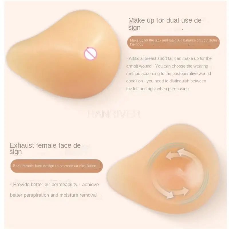 

450–600 г Высококачественные хирургические силиконовые накладки на грудь, протез груди, послеоперационные протезы груди для реабилитации