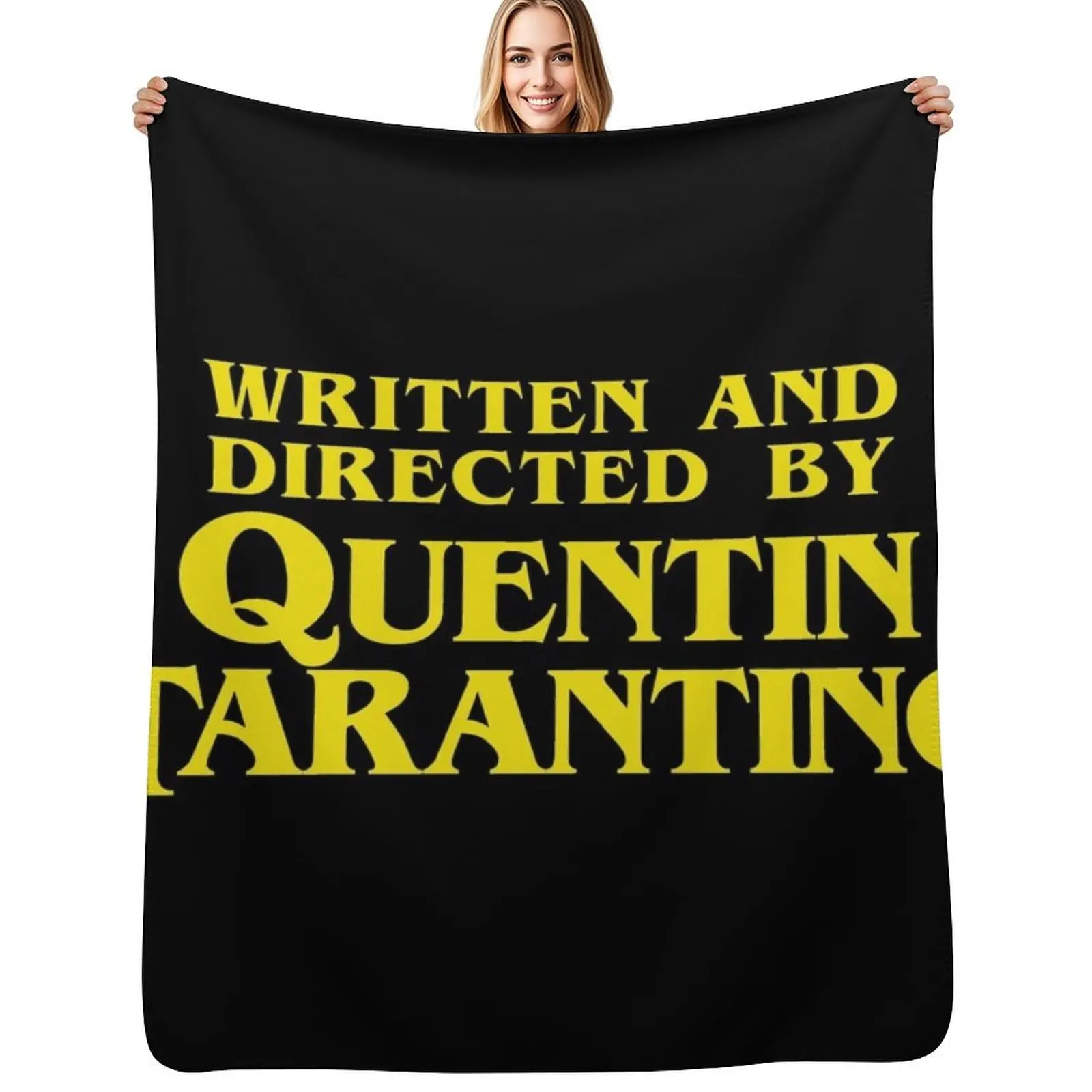 written-and-directed-by-quentin-tarantino-throw-blanket-warm-flannel-blanket-for-couch-chair-bedroom