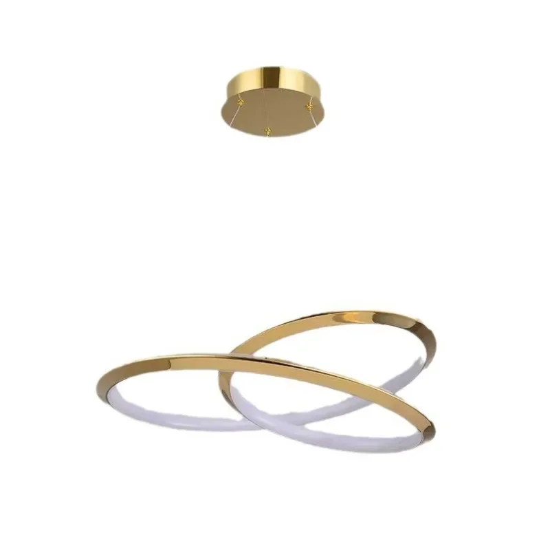 

Stainless steel living room lamp, creative and simple Nordic style dining room, bedroom, post-modern design, new lamps