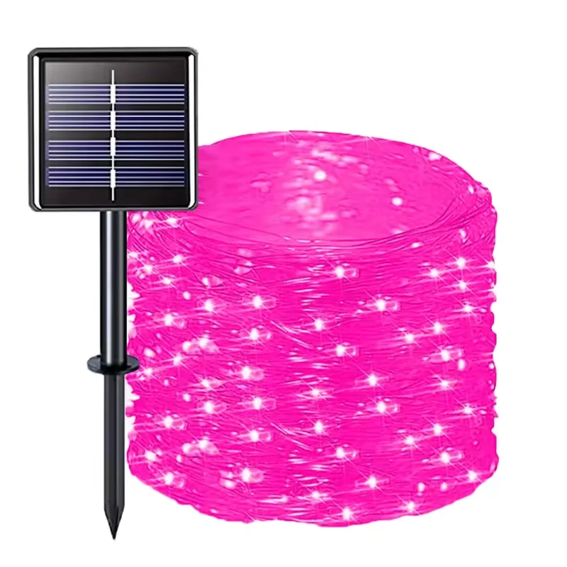 LED Solar Light Outdoor Lamp String Lights for Holiday Christmas Halloween Party Waterproof Fairy Lights Garden Garland
