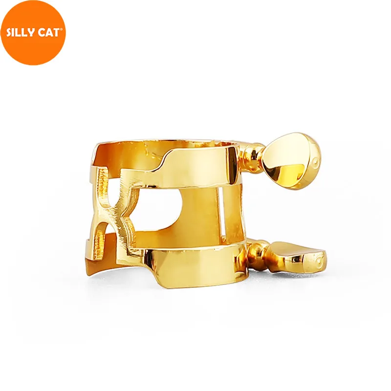 

Металлическая H-образная лигатура для саксофона (альт, тенор, сопрано) из бакелита, зажим для трости, для поп-джаза и классики