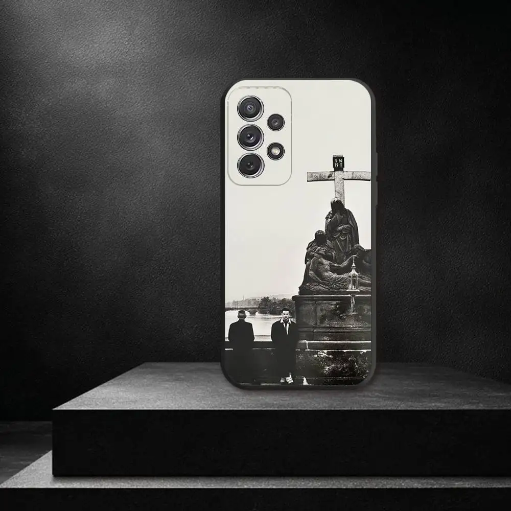 Чехол для телефона Band D-Depeche-ES Mode для Samsung S 25,24,23,22,30,21,10,9,Ultra,Plus,Lite,FE,4,5G, черный мягкий чехол