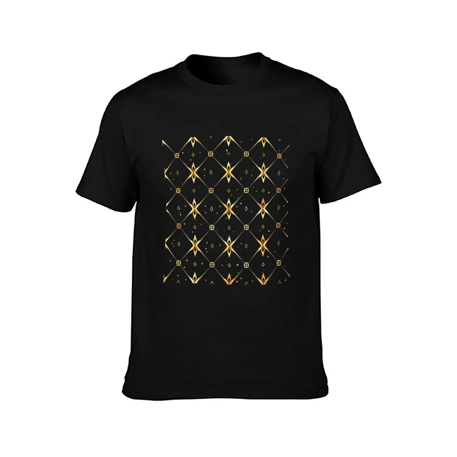 Gleaming Diamond Star Array T-Shirt man t shirt designer T-Shirt