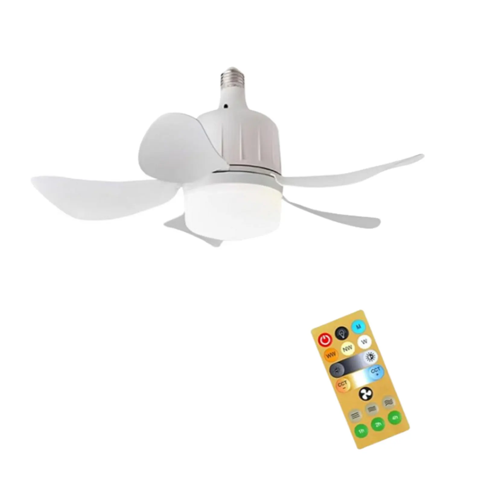 Plastic Transform Household With Versatile Ceiling Fan Light 2. Fan Light With LED Socket Can