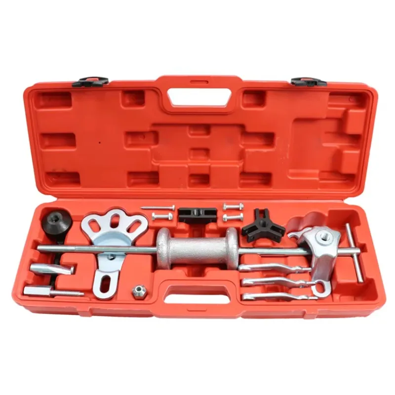 

17 шт., инструмент для авторемонта, скользящий молоток, подшипник вмятин, съемник ступицы, съемники шестерен, набор инструментов, съемник ступицы колеса, набор инструментов для снятия подшипника ступицы колеса