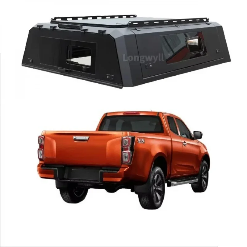 

Customized Truck Canopy for D-max Lightweight Truck Cap Aluminum Smartcap High-quality Roll up Tonneau Cover
