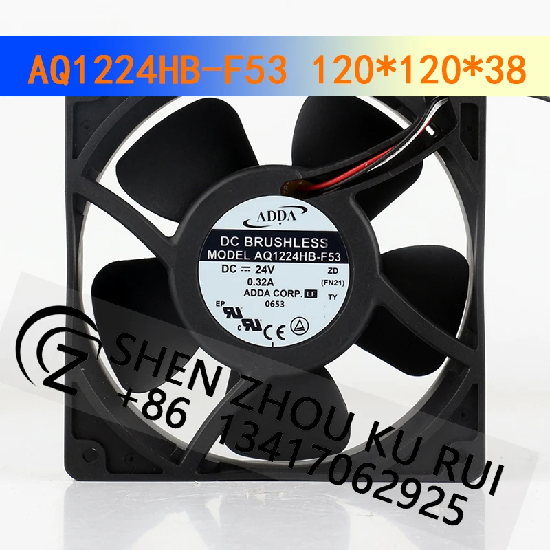

Оригинальный ADDA 24 В 0,32 А 12038 12 см 3-проводной инверторный корпус водонепроницаемый охлаждающий вентилятор AQ1224HB-F53