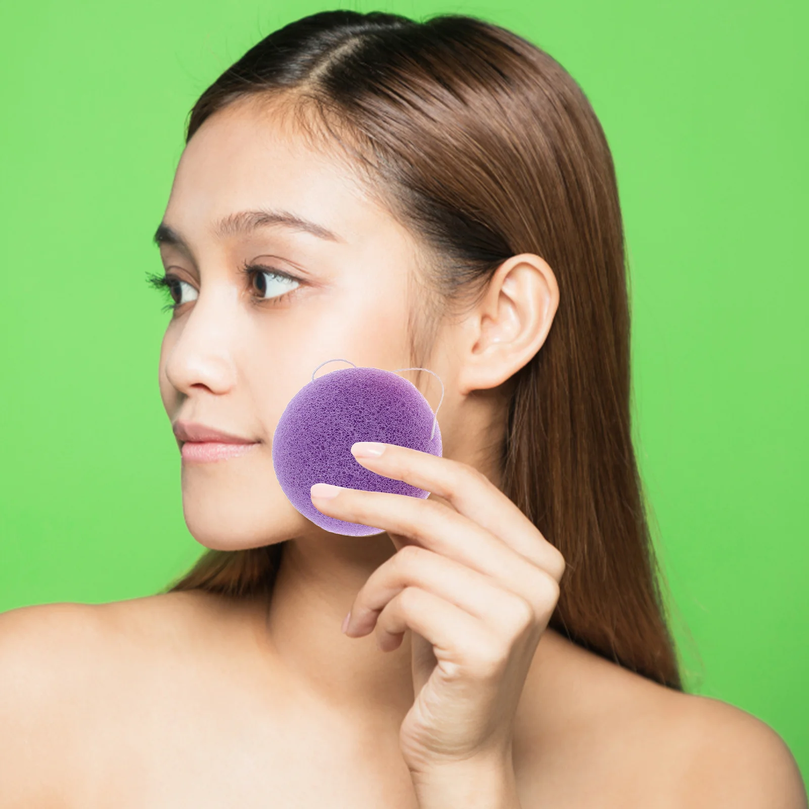 5Pcs Face Cleaning Sponge Facial Soft Exfoliating Sponges Durable Face Washing Tools Portable for Home Travel and Daily Care