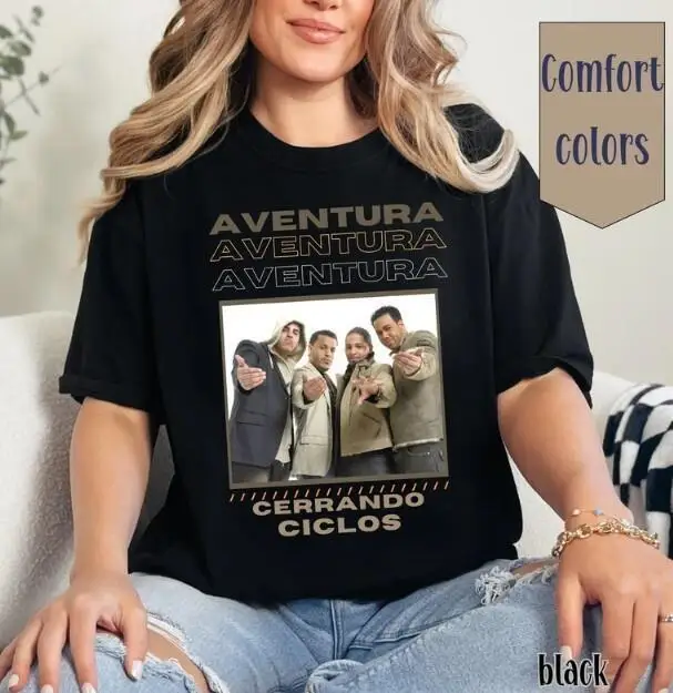 Aventura tour 2024 Shirt Cerrando Ciclos T-shirt  tour 2024 gift fans