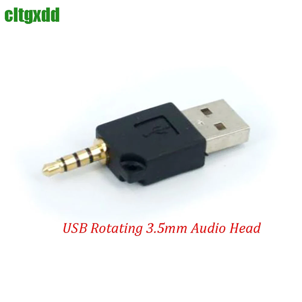 Cltgxdd 3/5Piece Suitable For USB 2.0 Male Head To 4-channel 3.5mm Audio Plug Adapter 3.5mm Male Audio Head To USB Adapter