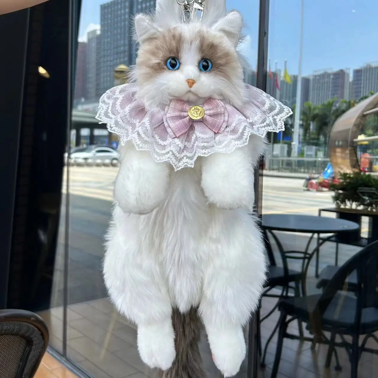 plush-backpack-doll-toy-realistic-female-birthday-gift-soft-stuffed-animal-kitty-plaything-non-woven-fabric-backpack