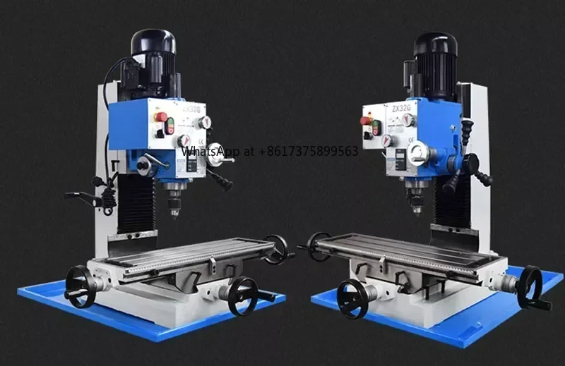 Mesa de trabalho, uso industrial, fresadora de perfuração de motor potente de 700 * 180 mm,