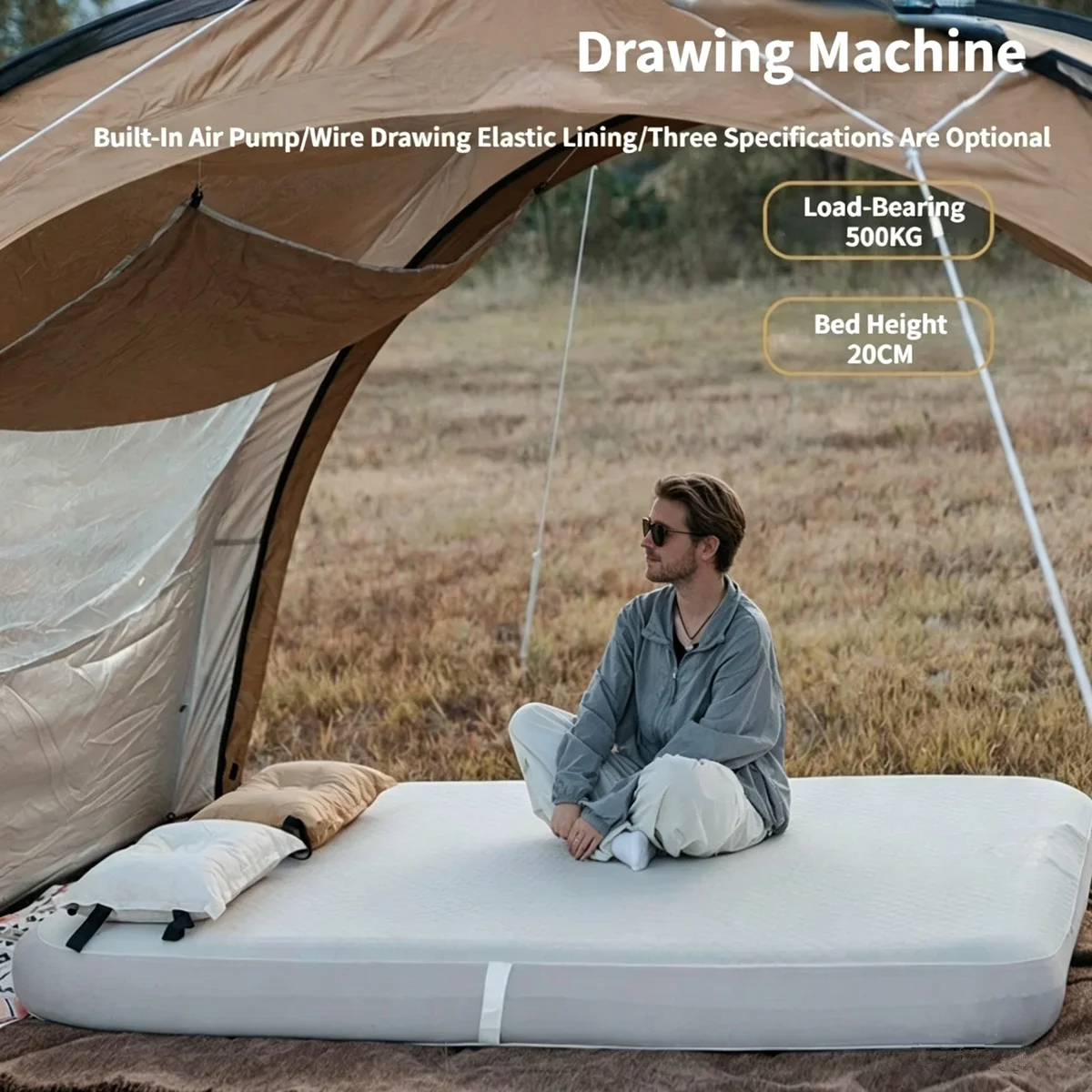 Mountainhiker 2 人用自動膨張式マットレス屋外 - Bed Outdoor Camping のレビューと価格