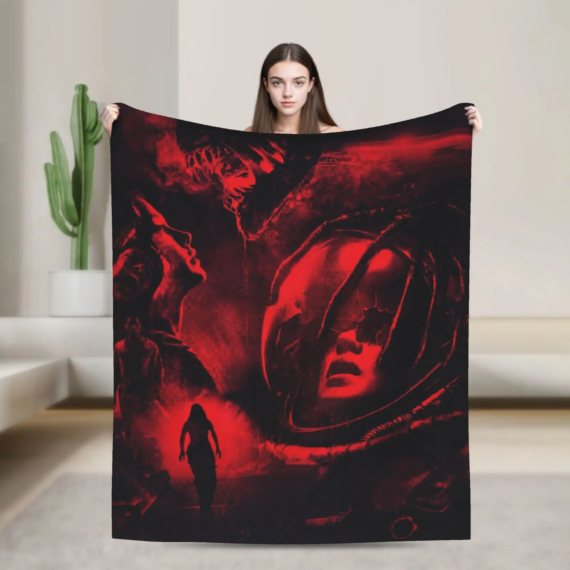 alien romulus Movies Blanket Multi-size Super Soft and Warm  Throw Blankets for Couch Sofa and Bed