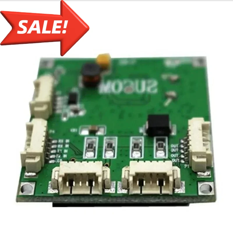 Mini PBCswitch module PBC OEM module mini size 4 Ports Network Switches Pcb Board mini ethernet switch module 10/100Mbps OEM/ODM