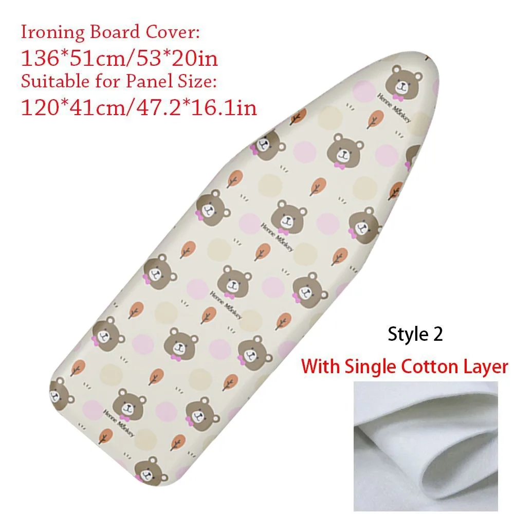 

New Durable Ironing Board Cloth Universal Thickened Ironing Board Cover Pad Laundry Supplies Heavy Heat Resistant Printed Padded
