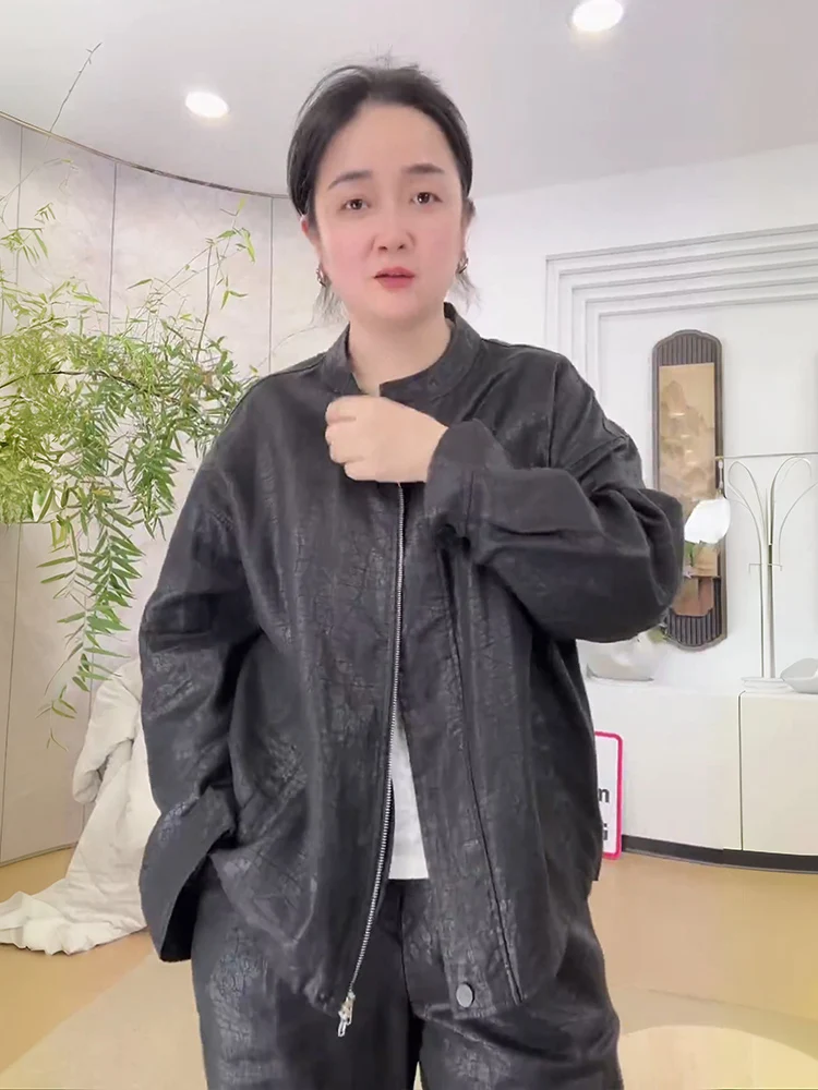 

Женская приталенная повседневная кофта Bla Han Haax Jaet с воротником-стойкой, тонкая, весна 2026, FSY5608, китайское производство, длинный рукав