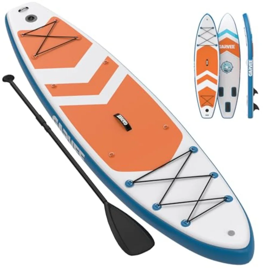 

Hands-Free Filming Dog-Friendly Inflatable SUP 11'X34 Ultra Wide Paddleboard in Navy Blue with Camera Mount Military-Grade PVC