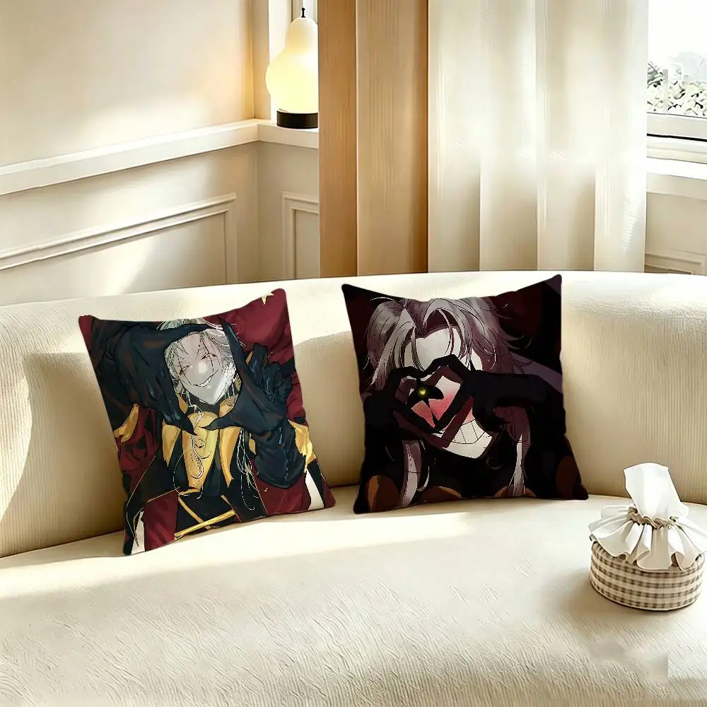 F-Freak P-Pierrots Printed Pillow Cover Cushion Case Simple Sofa Pillow Case No Pillow Core