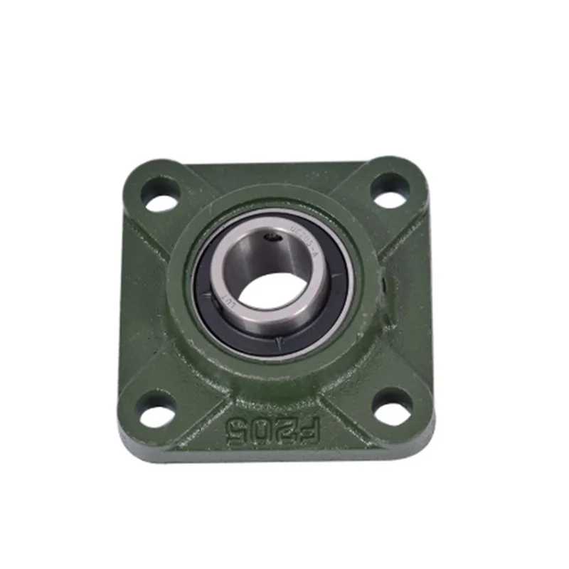 1PC UCF201/UCF202/UCF203/UCF204/ Housing 4 Bolt Mounted Bearing Bore Square Flange Pillow Block