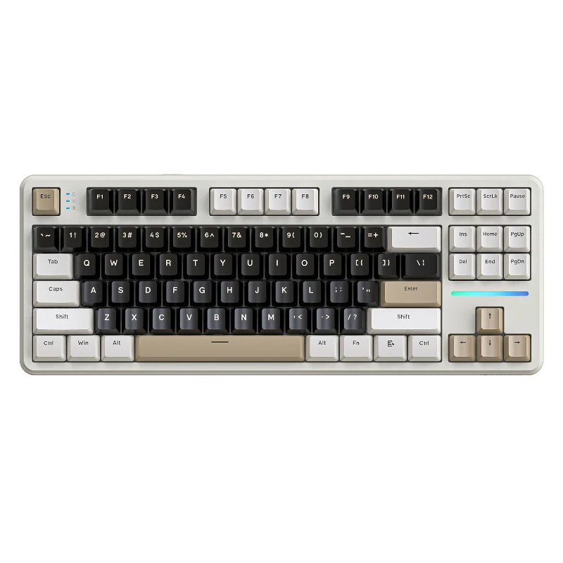 

X87 wireless mechanical keyboard bluetooth three-mode gasket customized e-sports side engraving game keyboard