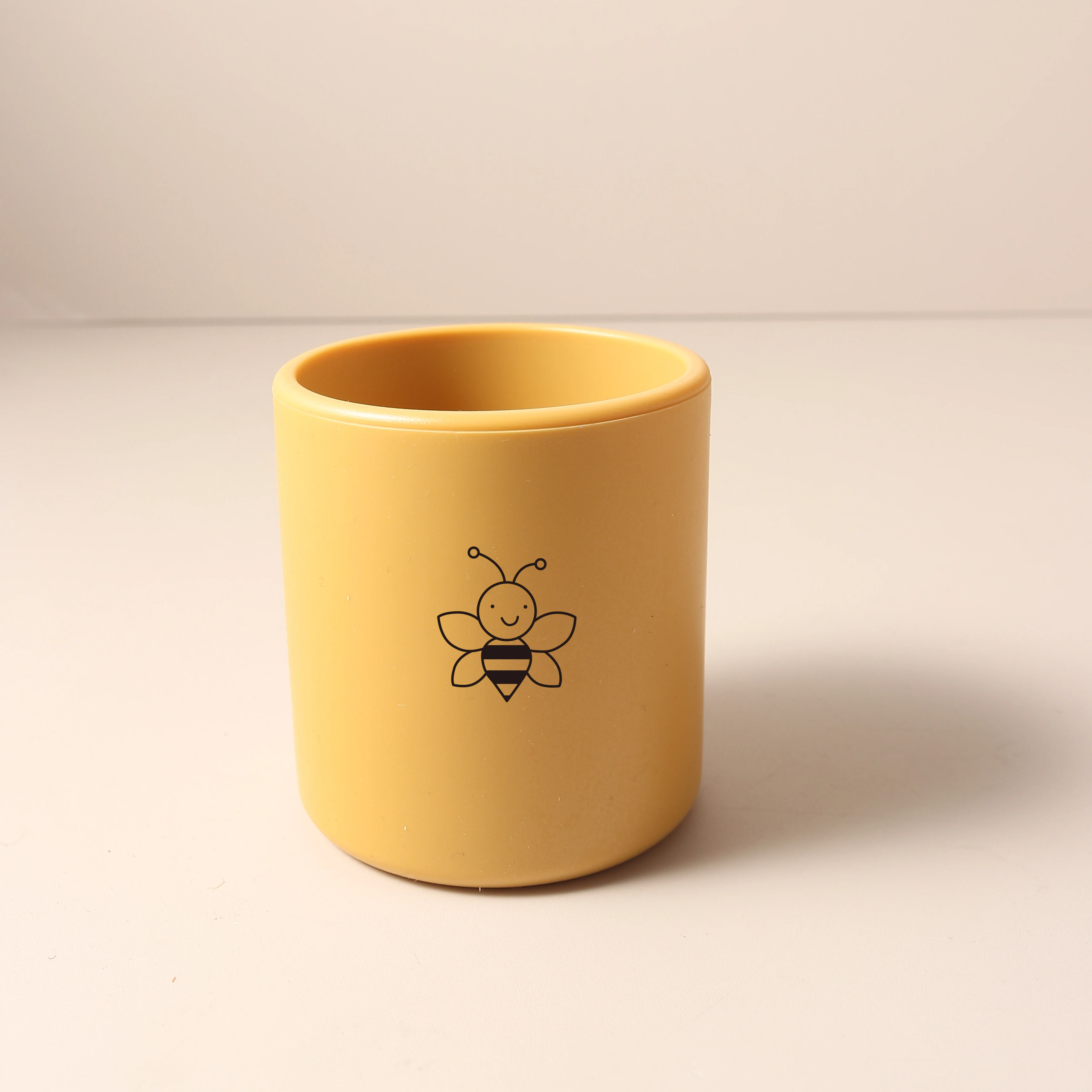 New Cartoon 200ML Baby Cartoon Silicone Cup BPA-Free Portable Storage Snack Container Feeding Cup Simple Cup