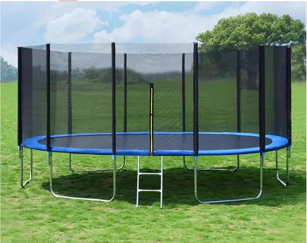 Factory Direct 10ft Round Outdoor Trampoline with Tent Unisex PVC and Foam Material for Jumping Low Price and Hot Sale