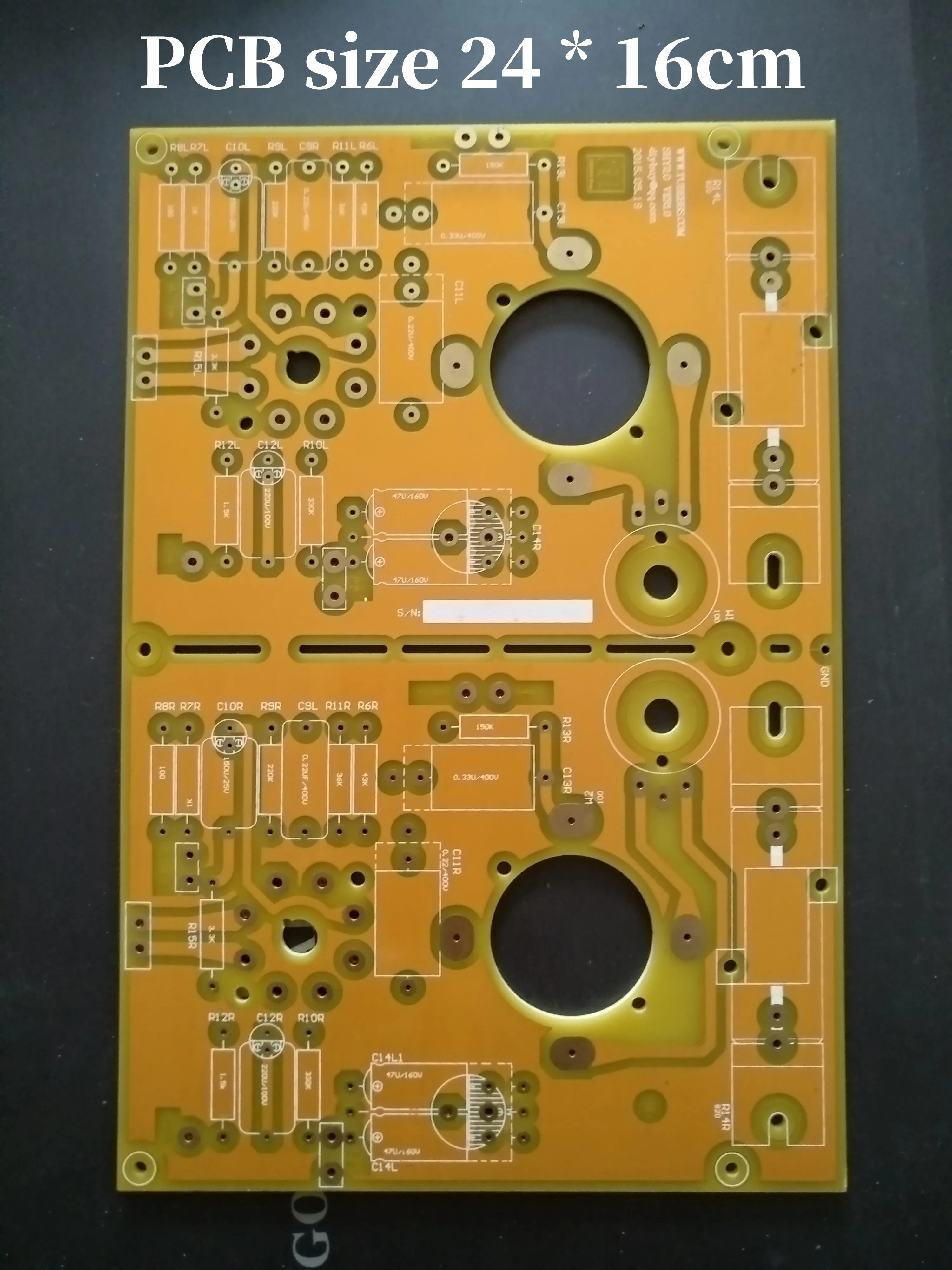 

300B Single ended PCB for Newly Reproduced Zuoshi Left Circuit