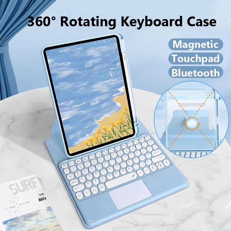 720° Rotatable Touchpad Keyboard Case for Huawei MatePad 11.5inch PaperMatte Edition 2024 11 10.4  Air 11.5inch 2023 Pro 10.8 11