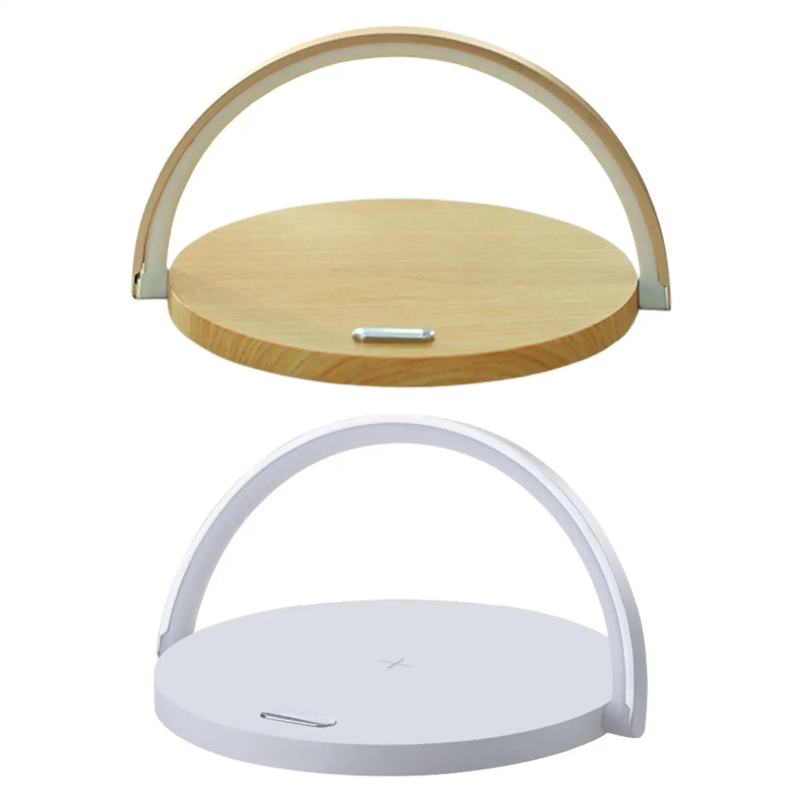 Night Light Wireless Charger 3 Levels Brightness Adjustment Nordic Atmosphere Lamp Dimmable Unique Phone Charging Max 15W Fast