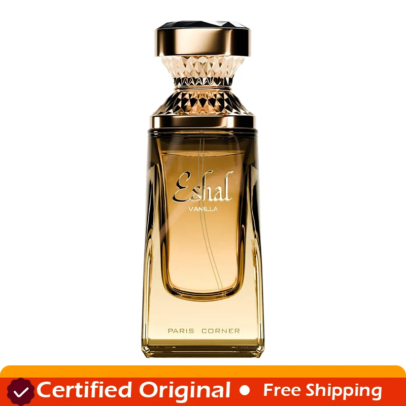 

Paris Corner Eshal Vanilla EDP 3.4 Fl Oz Perfume for Women Sweet, Warm, Sensual & Long-Lasting Fragrance Indulge in Sugary