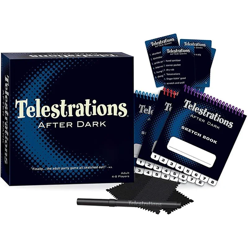 Mature Fun for Adults: Telestrations After Dark Board Game