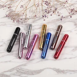 8/10ml Mini Portable Refillable Perfume Bottle Atomizer Pump Aluminum Spray Bottle Cosmetic Container Travel Makeup Tools