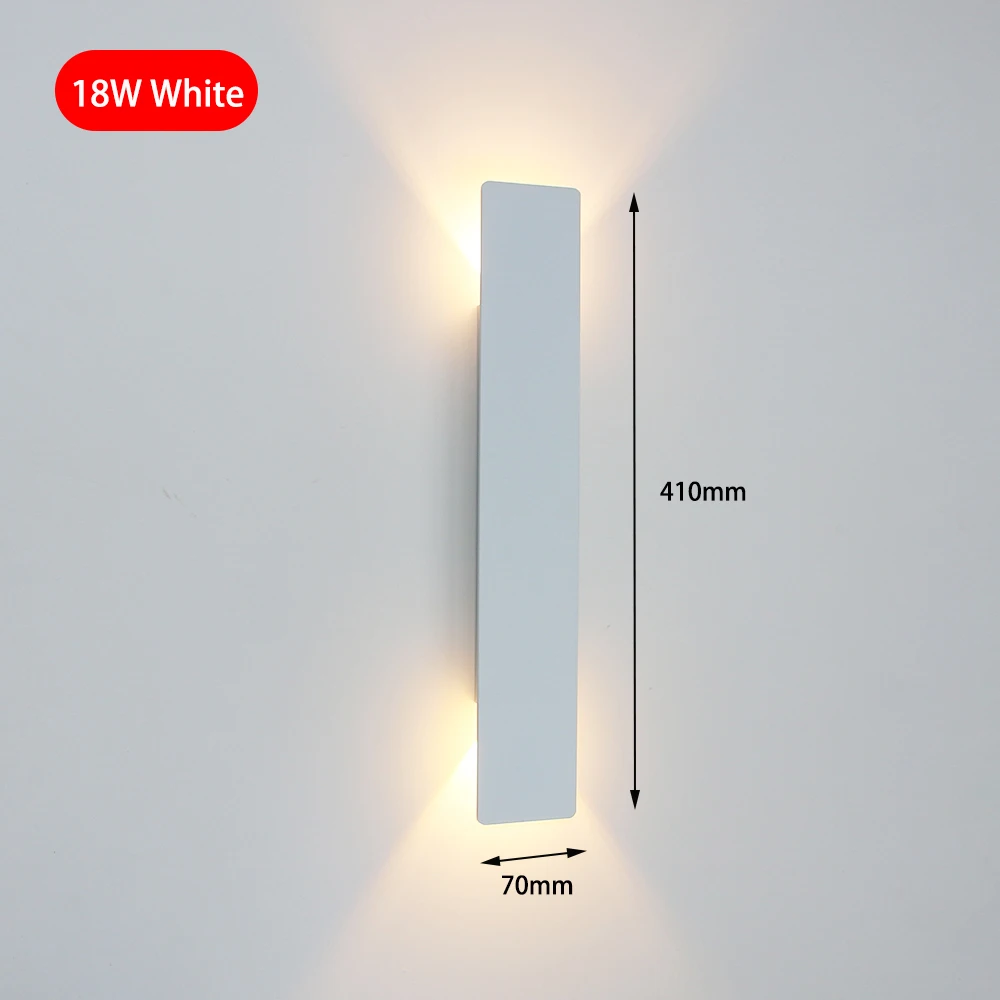 Feiyunlux Moderne Einfache 6W LED Innenwand Lampe Schlafzimmer Wohnzimmer Hause Beleuchtung Gang Korridor Dekoration Aluminium Wand Licht AC85-265V 5