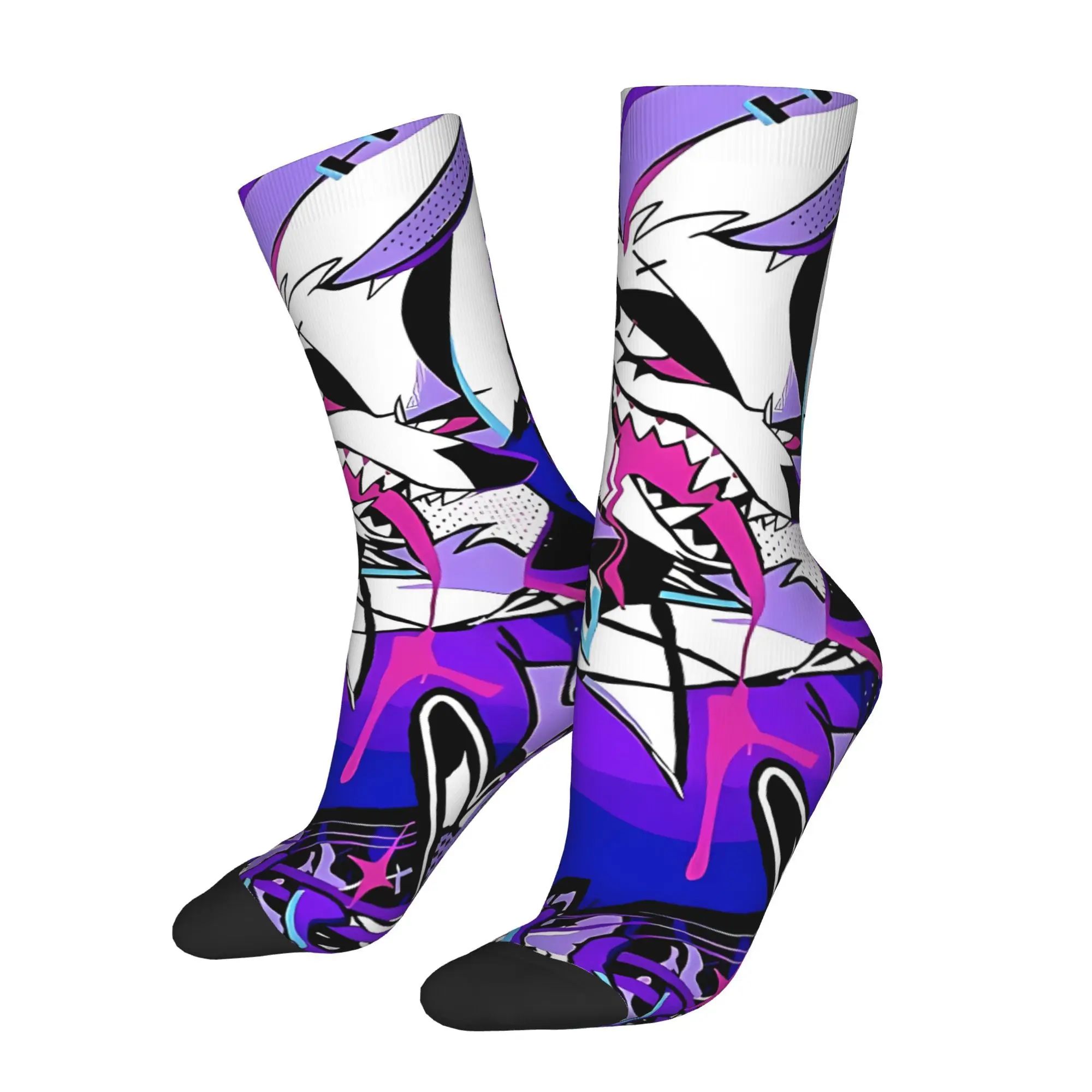 

Family ethics animation Helluva Boss Sock Printed Man Polyester