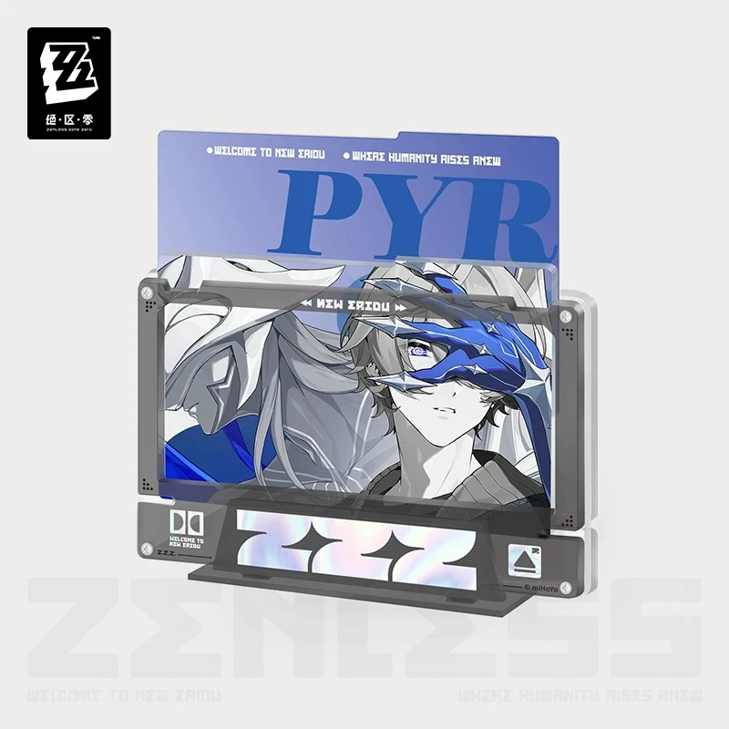 Mercancía Oficial de Anime, Cine y Series de TV ZenlessZoneZero, Set de Inserciones Acrílicas con Imágenes, Figuras, Regalos