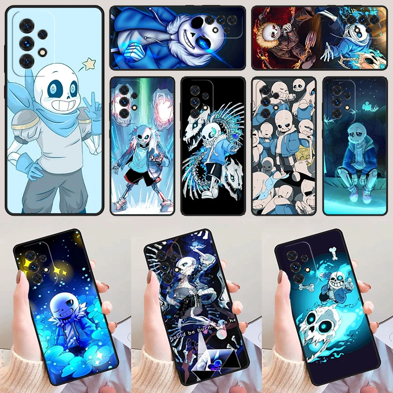 Game Undertale Sans For Samsung Galaxy A52 A72 A73 A20e A21S A50 A70 A11 A12 A42 A31 A40 A51 A71 A32 A80 A91 Phone Case