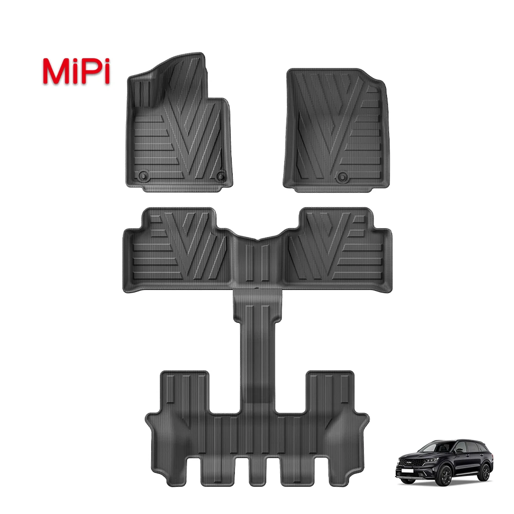 

Custom Factory Direct Sales Car Floor Mat for Kia Sorento 2021-2024 3D TPE Car Mats Waterproof Non-slip Luxury Car Carpet