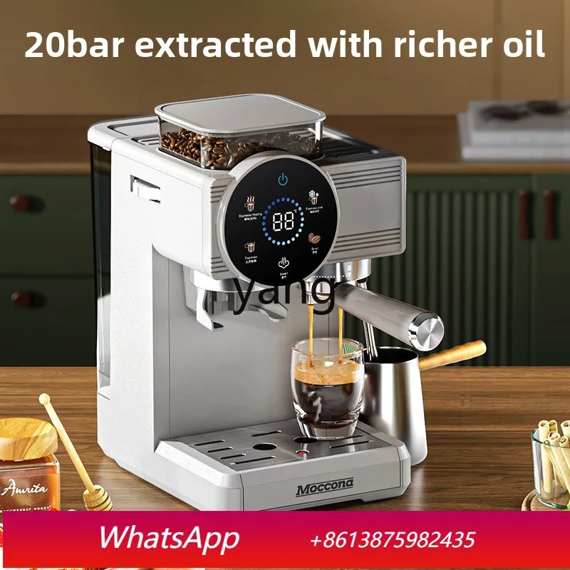 

Кофемашина cQ полуавтоматическая, итальянская, бытовая, компактная, с функциями горячего и холодного приготовления, двойной экстракции, паровой вспенивания молока и встроенной кофемолкой.