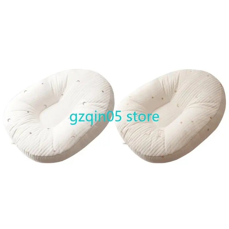 

H055 Baby Anti Spit Up Nursing Pillow Feature Removable Cotton Cover Soft Support For Comfortable Lying Feeding Position