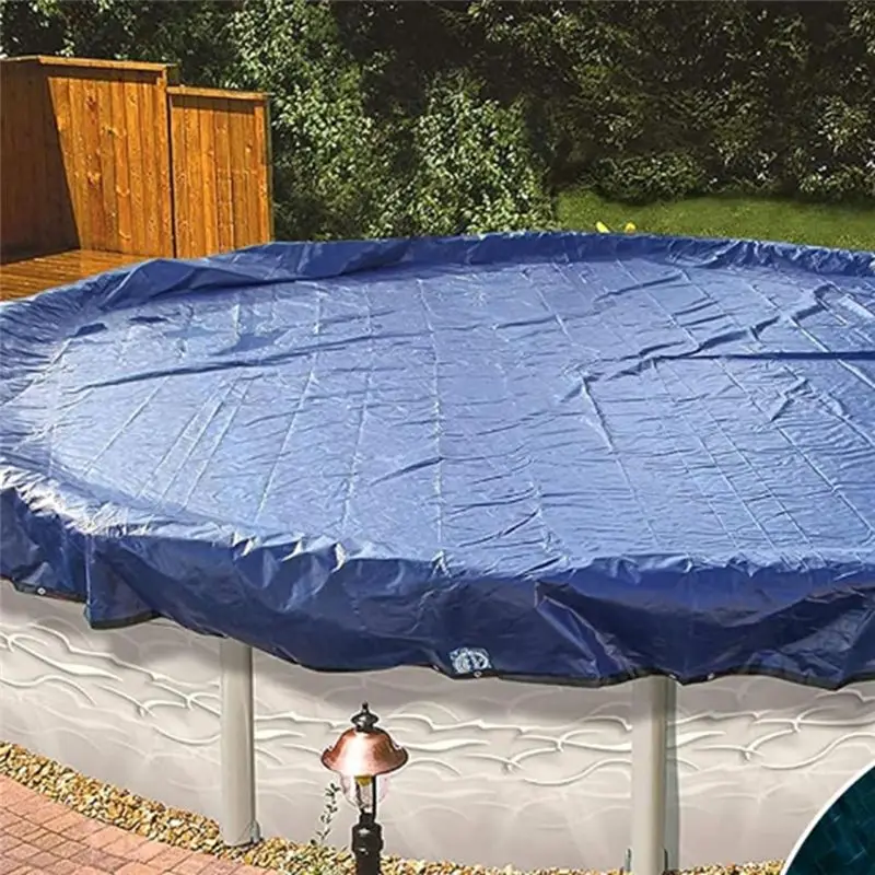 A84E-Pool Cover Cable And 2 Winches, Plastic Coated Steel Cable, Aluminum Spring Spine,Ratchet For Securing Above Ground Pool