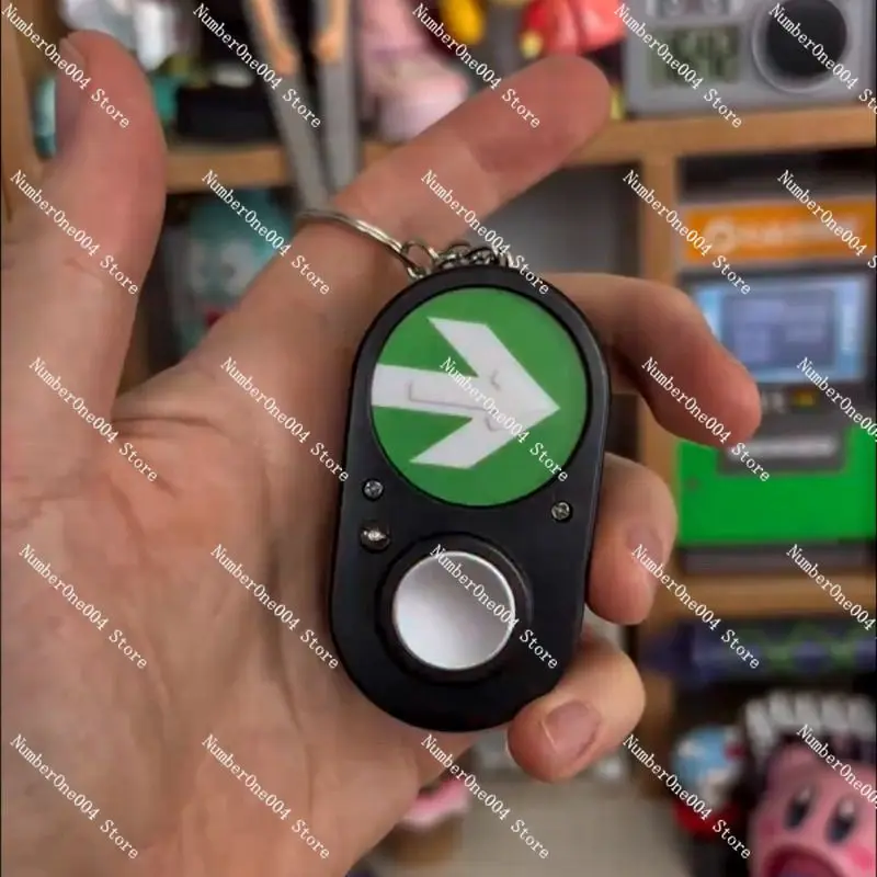 

Australian crosswalk traffic light button keychain sound toy gift commemorative pendant fun and cool